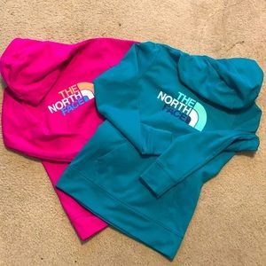 The North Face pullover hoodies